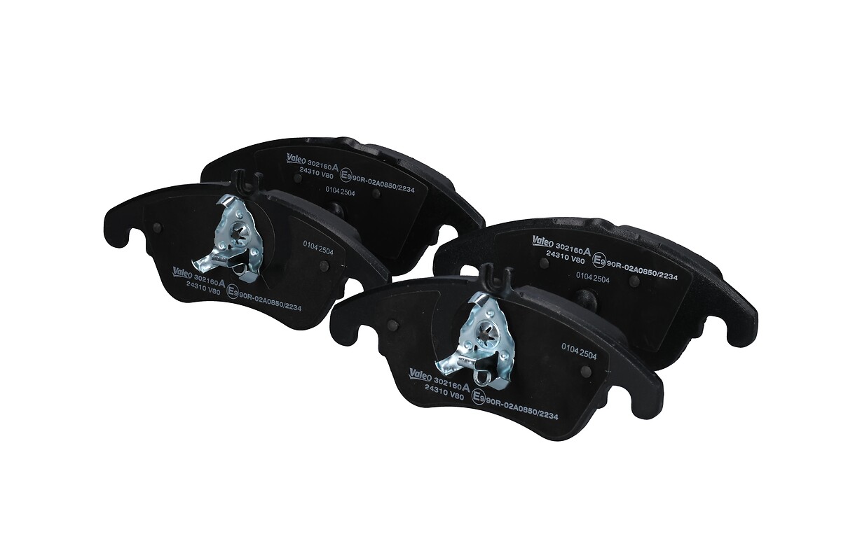 Jeu de 4 plaquettes de frein VALEO ref. 302160A